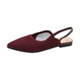 thumbnail image 1 of Samickarr Flat Shoes For Women Dressy Work Women Knitting Fabric Flats Slingbacks Walking Work Shoes, 1 of 3