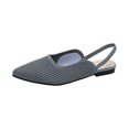 thumbnail image 1 of Samickarr Flat Shoes For Women Dressy Work Women Knitting Fabric Flats Slingbacks Walking Work Shoes, 1 of 3