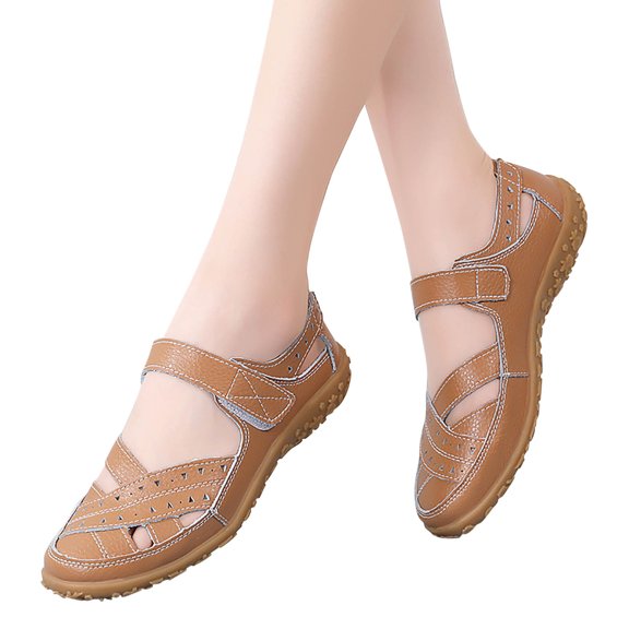 Samickarr Summer Sandals For Women Indoor And Outdoor Wide Ladies Sandals Hollow Hole Women's Breathable Casual Shoes