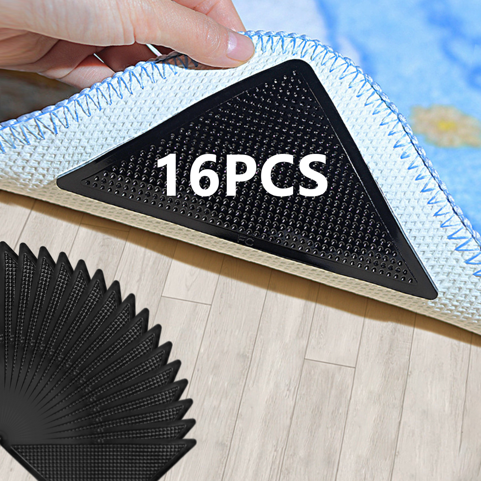 GALAFOKI NonSlip Rug Gripper for Hardwood Floor Carpet Area Rugs Tile