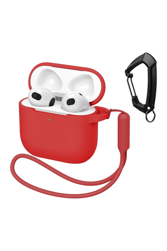 AirPods 4 Generation Case[2024] Soft Silicone Headphone Cover with Keychain|Hand Strap