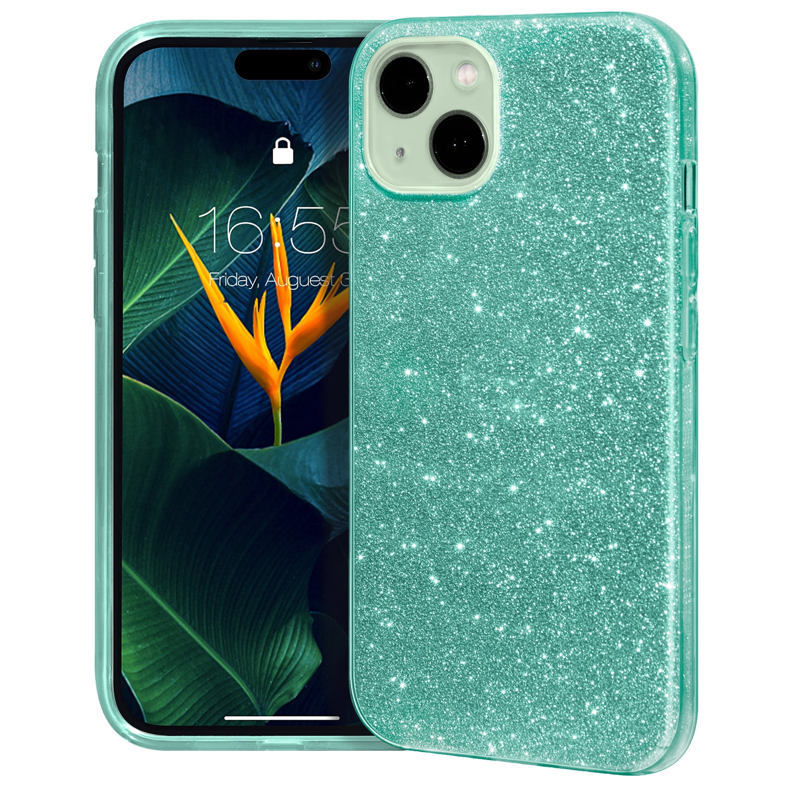 GALAPROX Bling Sparkle iPhone 15 Case, Stylish Glitter Cute