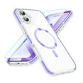 thumbnail image 1 of GALAPROX Clear Magnetic for iPhone 16 Plus Case 6.7'' 2024, Military Protective Never Yellowing Cover with Screen Protector-Purple, 1 of 8