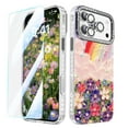 thumbnail image 1 of GALAPROX Flower Case for iPhone 17 Pro Case 6.3''[2025],Oil Painting Printed Pattern with Screen/Camera Protector for Girls Women, 1 of 7