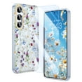 thumbnail image 1 of GALAPROX Floral Case Compatible with Samsung Galaxy S25 Plus[2025], Flower Cover with Screen Protector for Women Girls-Chamomile, 1 of 8
