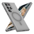 thumbnail image 1 of GALAPROX Magnetic Samsung Galaxy S24 Ultra Case, Stylish Translucent Matte Protective Cover-Gray, 1 of 7