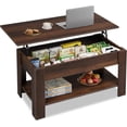 thumbnail image 1 of GALAXHERO 39" Lift Top Coffee Table with Storage Shelf & Hidden Compartment and Lifting Top for Home Living Room Office and Reception Room Espresso, 1 of 6