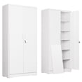 thumbnail image 1 of GALAXHERO Garage Storage Cabinet, Metal Storage Cabinet, Lockable Steel File Cabinet, White for Home, Office, Garage, Shool, Gym, 1 of 7