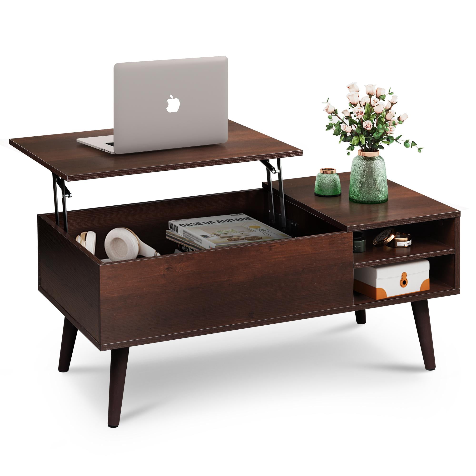 GALAXHERO Lift Top Coffee Table for Living Room,Small Coffee Table with ...