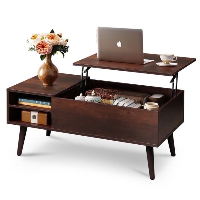 Curated visual reference: Gallery Detail: Galaxhero Adjustable Height Coffee Table With Hidden Compartments And