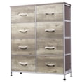 thumbnail image 1 of GALAXHERO 8 Drawer Fabric Dresser for Bedroom, Storage Bins Chest of Drawer for Closet, Living Room, Hallway, Greige, 1 of 7
