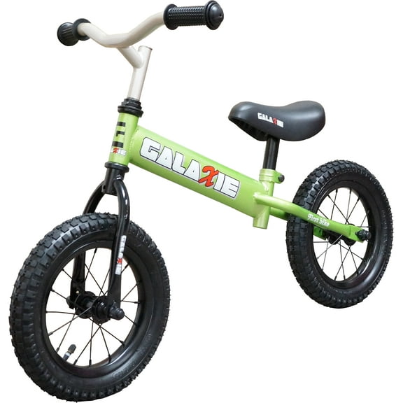 GALAXIE 12" No-Pedal Balance Bike Rubber AIR TIRES  3-5 years Toddler Boy and Girl