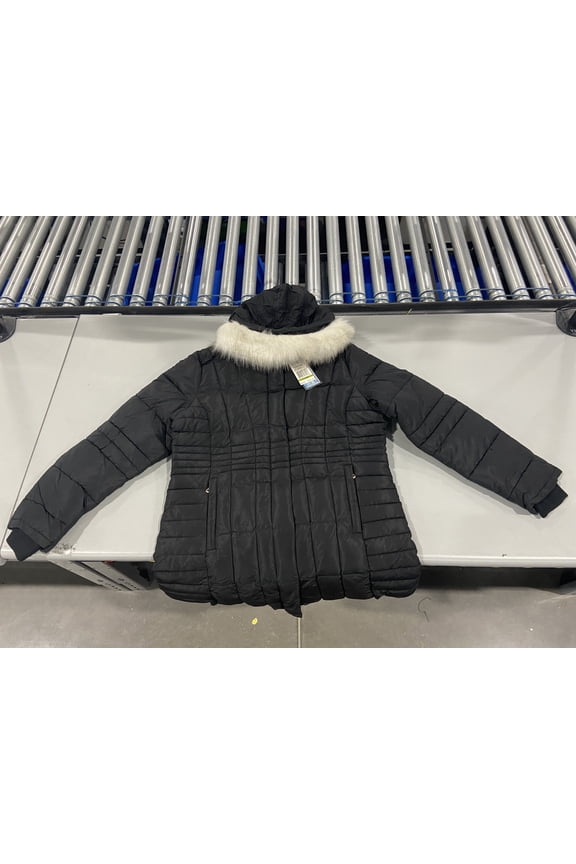 SPIRE CRYSTAL WOMEN'S PUFFER COAT SIZE: WOMENS LARGE - BLACK