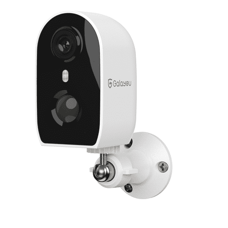 GALAYOU Battery Powered Security Camera, Outdoor Camera Wireless, 2.4Ghz WiFi AI Motion Detection Siren Alarm, Color Night Vision, Waterproof, 2-Way Audio, Cloud/SD Card Storage