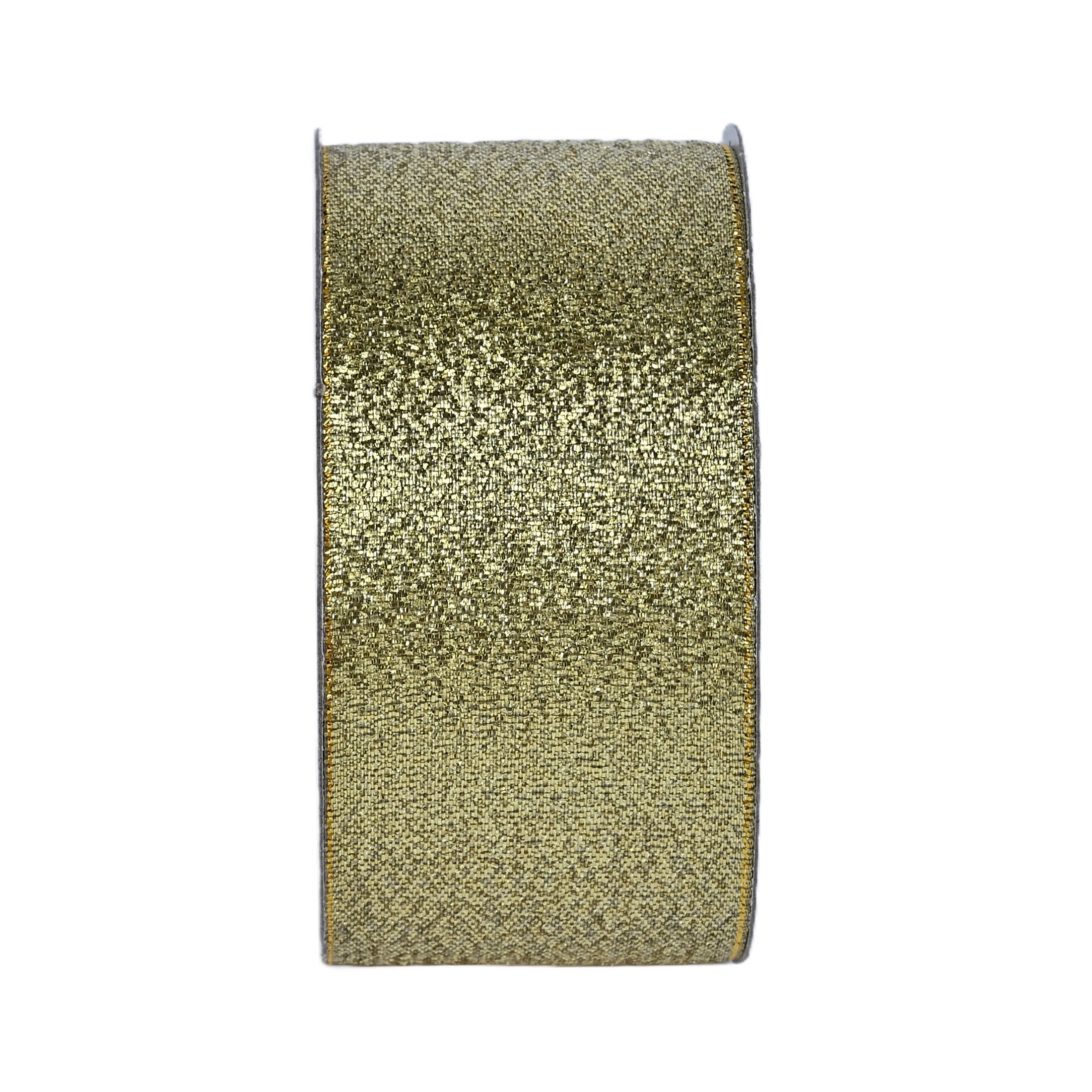 Gwen Studios 1.5" Metallic Gold Galena Ribbon, 3 yards