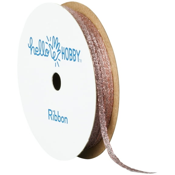 Hello Hobby LIGHT PINK Galena 1/8 inch x 3 yard ribbon