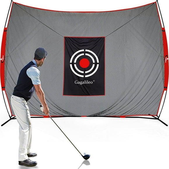 GALILEO Golf Practice Net 12X10Feet Golf Hitting Nets Driving Range Indoor Outdoor Golf Training Aids with Target Carry Bag GG-12X10
