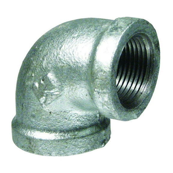 GALL12 Galvanized 90 Degree Elbow, 1/2 Inch