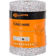 Gallagher High Conductive 3/32 Inch Electric Fence Turbo Wire, 656 Feet