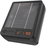 Gallagher S12 Lithium Solar Electric Fence Charger | 0.12J Solar Fence Energizer for Containment of Small Livestock, Pets, Poultry, and Wildlife Deterrent
