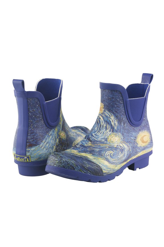 GALLERIA ENTERPRISES, INC. Van Gogh Starry Night Chelsea Rain Boot