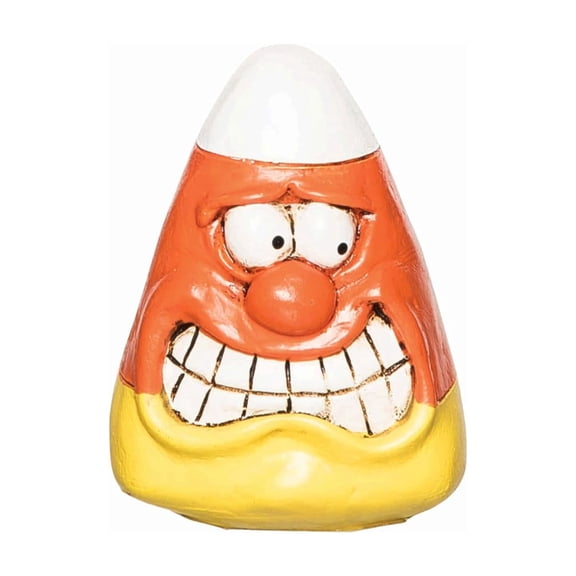 GALLERIE II Yikes Face Candy Corn Figurine Yellow