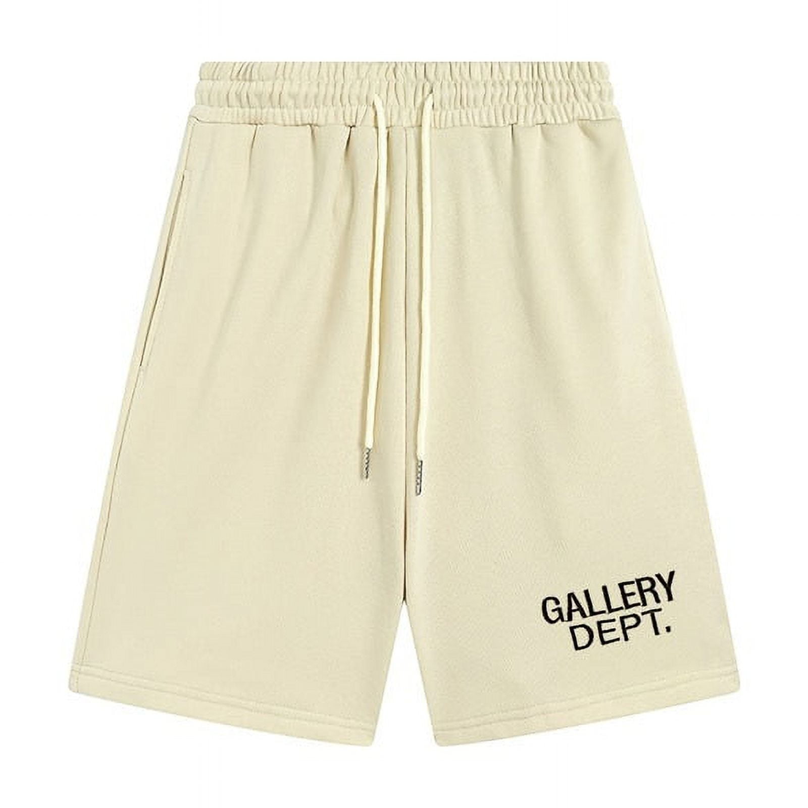Gallery Dept. Studio English Logo Gym Shorts Black/Red Men's
