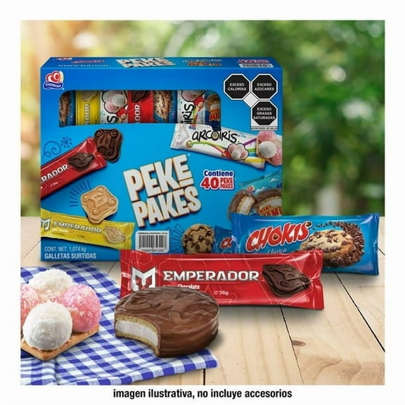 GALLETA PEKE PAKES GAMESA SURTIDA 1074 GRAM - GRM