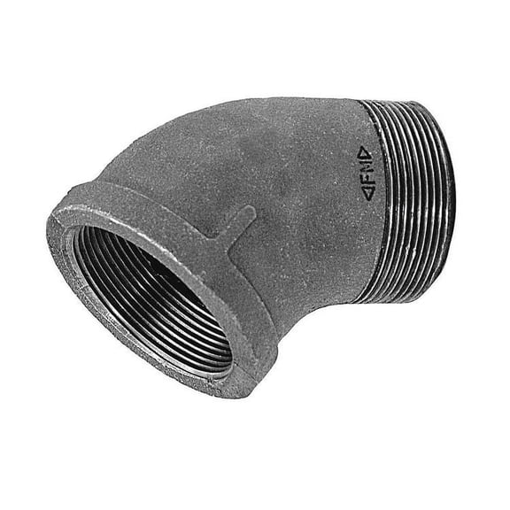 GALLS45114 Galvanized 45 Degree Street Elbow, 1-1/4 Inch