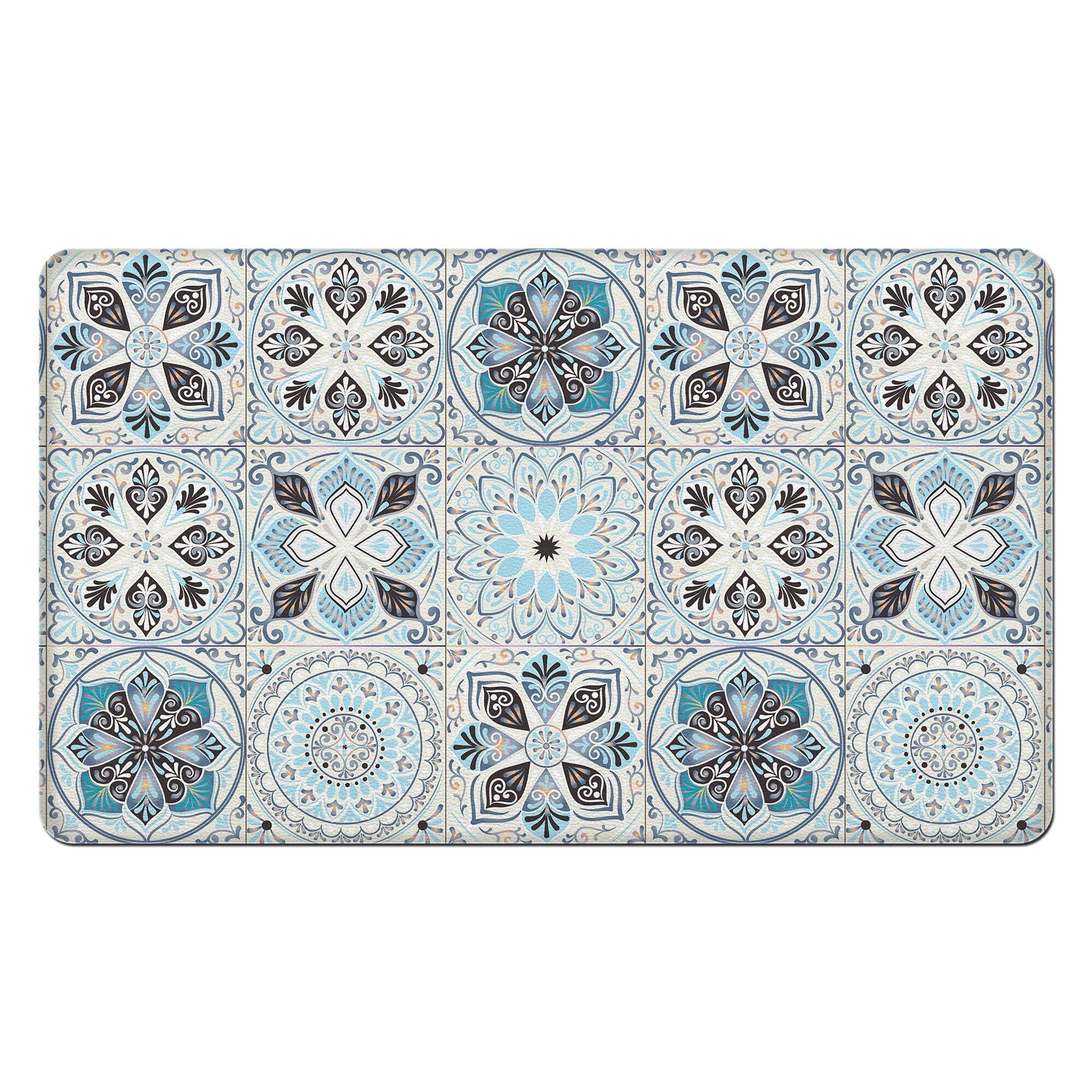 GALMAXS7 Boho Kitchen Rugs Kitchen Mats for Floor, Anti Fatigue Kitchen Mat, Cushioned Kitchen