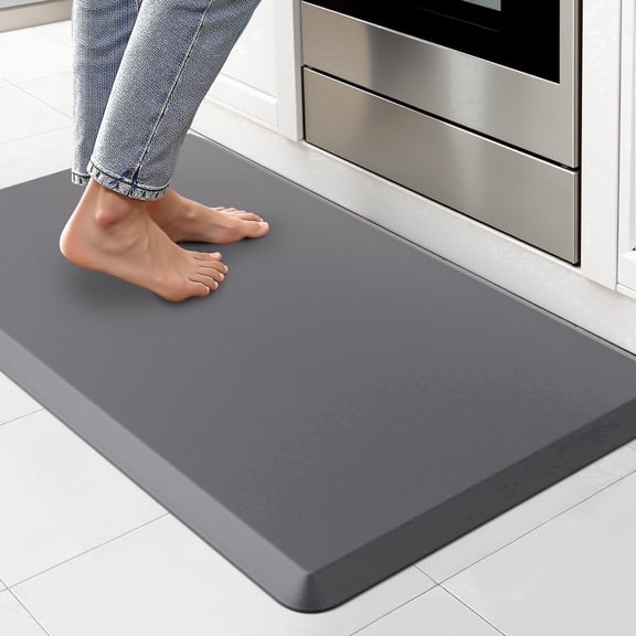 GALMAXS7 Kitchen Mat for Standing,Anti Fatigue Mats for Kitchen ,Non Slips Kitchen Rugs and Mats for floor 17.3"x28",Gray