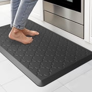 GALMAXS7 Kitchen Mat Anti Fatigue Cushioned Mat Black Kitchen Rug Memory Foam Ergonomic Rug 17"x 29"