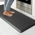 thumbnail image 1 of GALMAXS7 Kitchen Mat Anti Fatigue Cushioned Mat Black Kitchen Rug Memory Foam Ergonomic Rug 17"x 47", 1 of 11