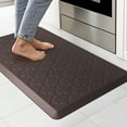 thumbnail image 1 of GALMAXS7 Kitchen Mat Anti Fatigue Cushioned Mat Brown Kitchen Rug Memory Foam Ergonomic Rug 17"x 29", 1 of 11