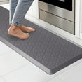 thumbnail image 1 of GALMAXS7 Kitchen Mat Anti Fatigue Cushioned Mat Gray Kitchen Rug Memory Foam Ergonomic Rug 17"x 59", 1 of 11