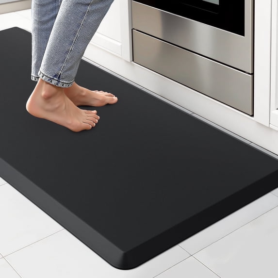 GALMAXS7 Kitchen Mat for Standing,Anti Fatigue Mats for Kitchen ,Non Slips Kitchen Rugs and Mats for floor 17.3"x39",Black