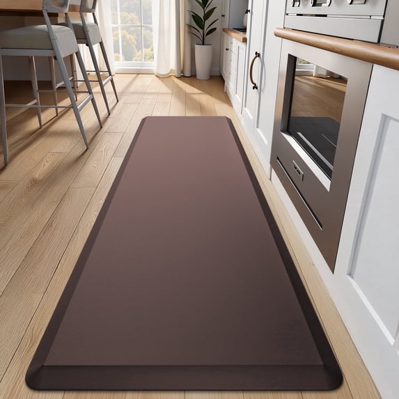 GALMAXS7 Kitchen Mat for Standing,Anti Fatigue Mats for Kitchen ,Non Slips Kitchen Rugs and Mats for floor 17.3"x60",Brown
