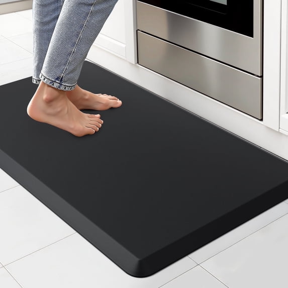 GALMAXS7 Kitchen Mat for Standing,Anti Fatigue Mats for Kitchen ,Non Slips Kitchen Rugs and Mats for floor 17.3"x28",Black