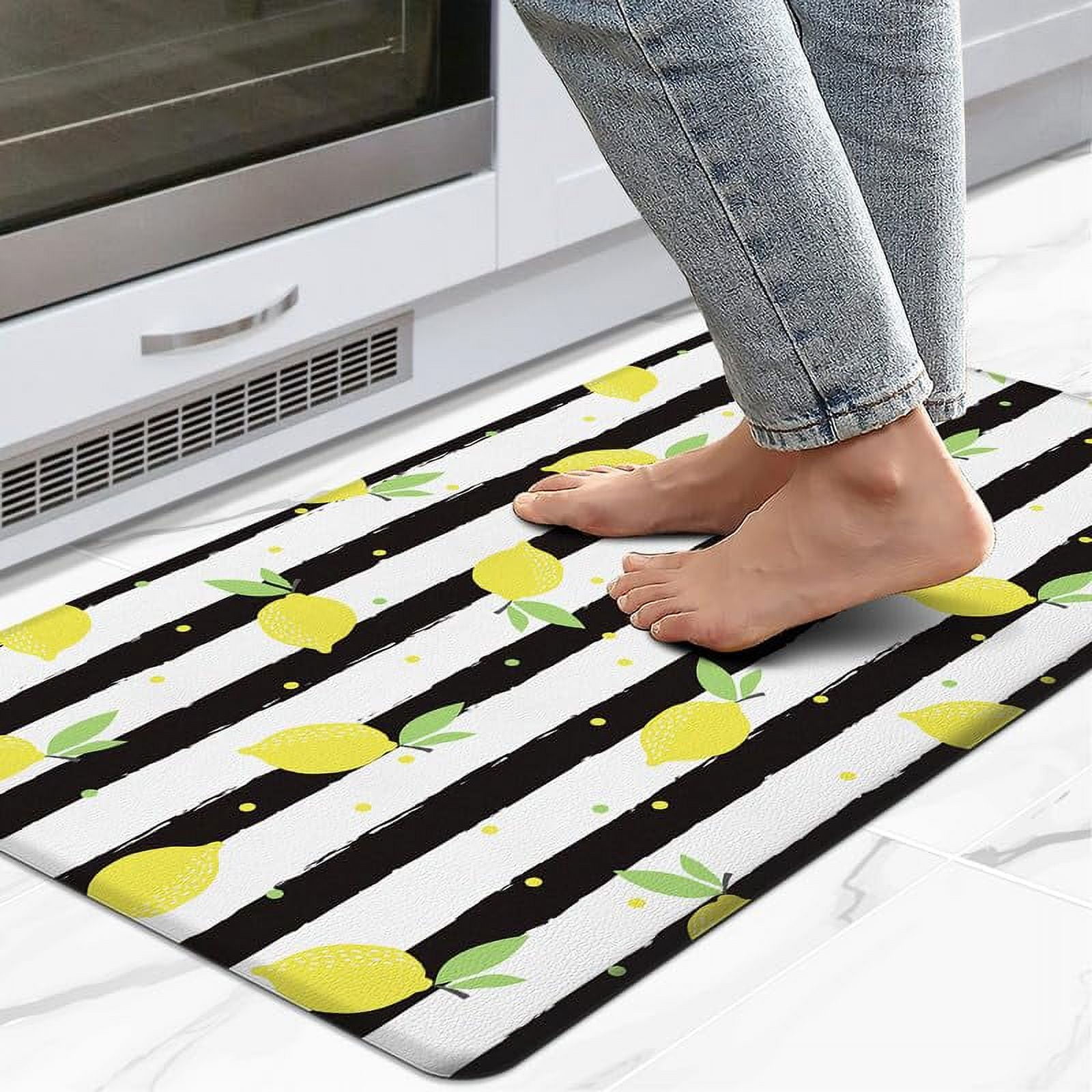 GALMAXS7 Kitchen Mats, Lemon Kitchen mats for Floor, Anti Fatigue Mats