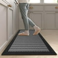 thumbnail image 1 of GALMAXS7 Kitchen Rug Absorbent Rubber backed Kitchen Mat Black Woven Floor Mat for Cooking 20" x 32", 1 of 8