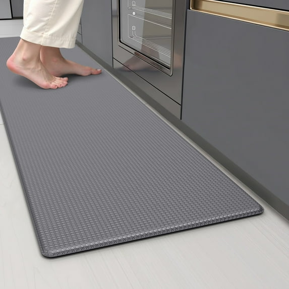 GALMAXS7 Kitchen Rugs and Mats Kitchen Mat Anti Fatigue Mats for kitchen, Non Slips Kitchen Floor Mat for Standing,17"x79",Gray