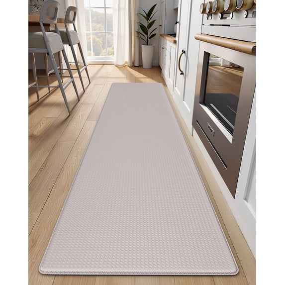 GALMAXS7 Kitchen Rugs and Mats Kitchen Mat Anti Fatigue Mats for kitchen, Non Slips Kitchen Floor Mat for Standing,17"x79",Ivory