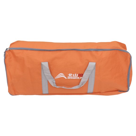 Homoyoyo Picnic Tableware Storage Bag, Orange Oxford Cloth Pouch for Outdoor Picnic and Travel