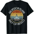 thumbnail image 1 of GALVESTON ISLAND GULF OF MEXICO funny design T-Shirt,Black tee, 1 of 6