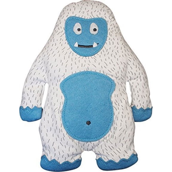 GAMAGO Huggable Yeti Pillow Heatable, White/Blue