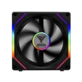 thumbnail image 1 of GAMDIAS AEOLUS P2-1201 ARGB Case Fan 120mm x1 & Reverse Blade x1, Hassle-Free Cable Management 2400 RPM PWM RGB - Black, 1 of 4