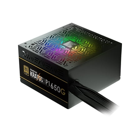 GAMDIAS - 650W ATX12V 2.4 80 Plus Gold Power Supply - Black