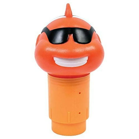 GAME,11439-BB, Clownfish Pool Chlorinator, 3"-Tablet Chlorine Dispenser, Five Tablet Capacity, Adjustable Dispensing Rate, above- or Inground Pool Use, Orange