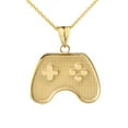 thumbnail image 1 of GAME CONTROL PENDANT NECKLACE IN YELLOW GOLD, 1 of 1