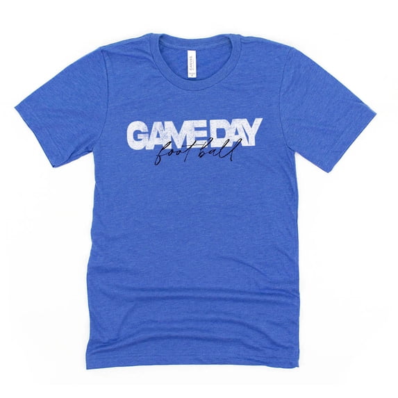 GAME DAY FOOTBALL Graphic Short sleeve T-Shirt Plus Size